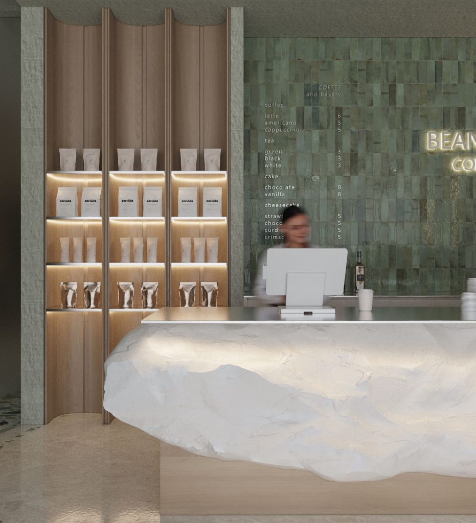 Beanique Coffee interior design project by Aysel Rahimli – photo 3