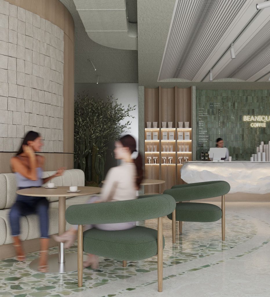 Beanique Coffee interior design project by Aysel Rahimli – photo 5
