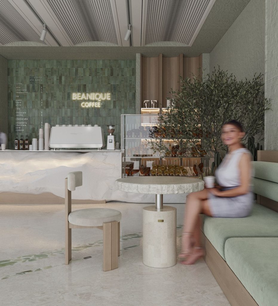 Beanique Coffee interior design project by Aysel Rahimli – photo 8