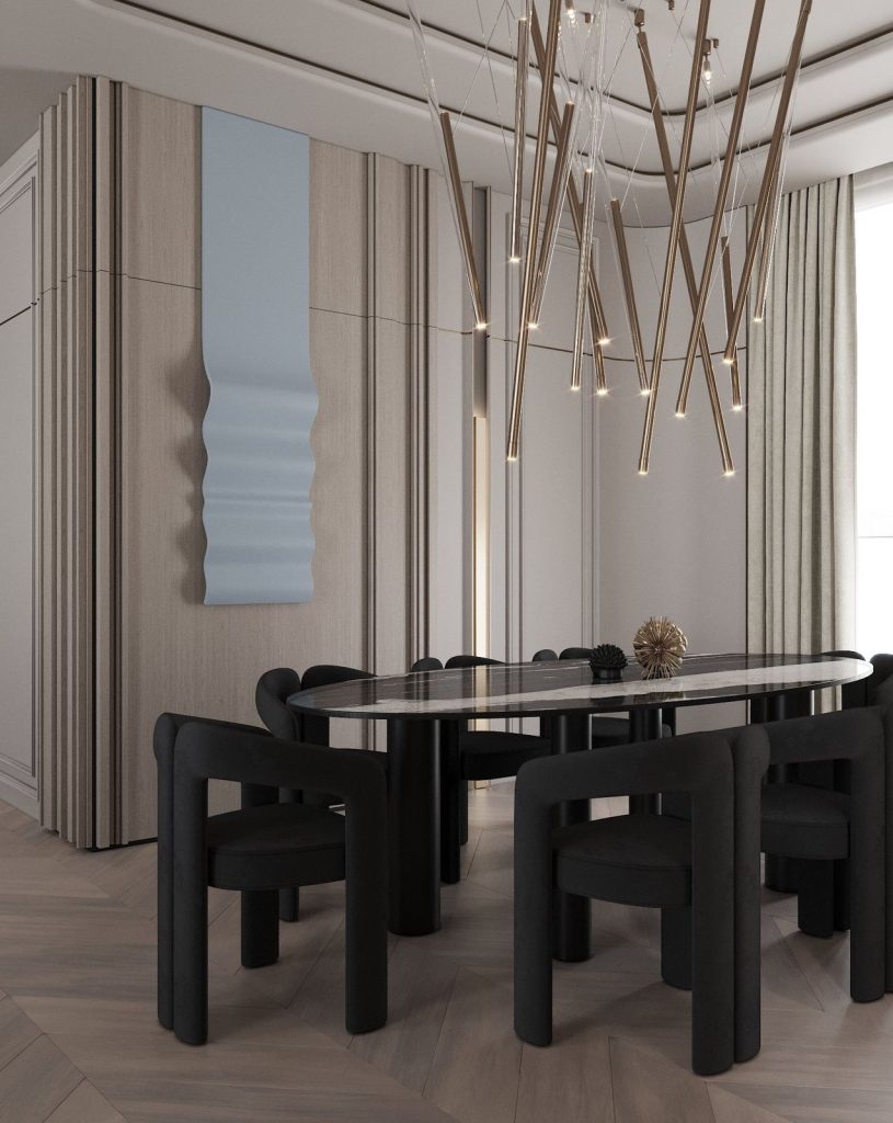 Blue Living Room interior design project by Aysel Rahimli – photo 7