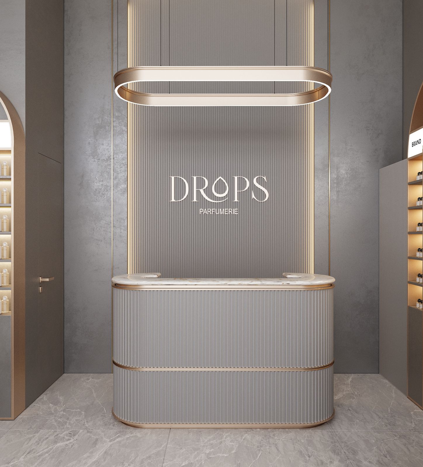 Drops Parfumerie interior design project by Aysel Rahimli – photo 1