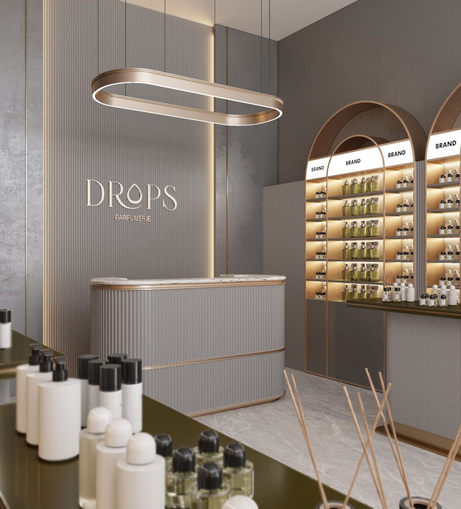 Drops Parfumerie interior design project by Aysel Rahimli – photo 8