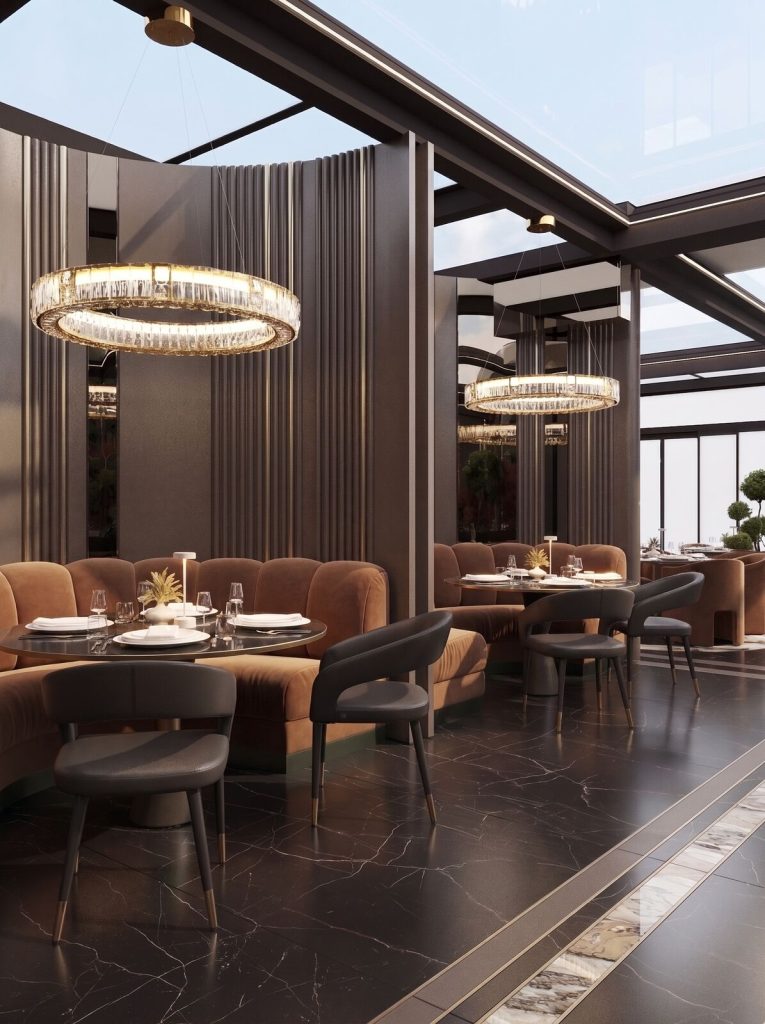 Ghalia Lounge Rooftop interior design project by Aysel Rahimli – photo 5