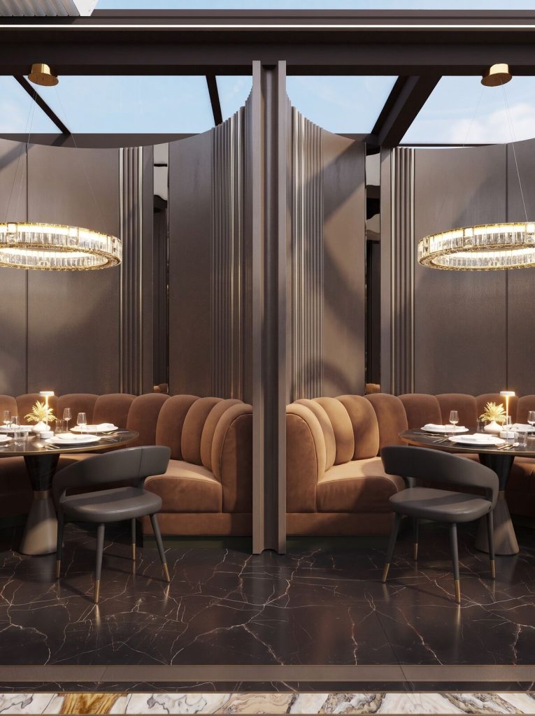 Ghalia Lounge Rooftop interior design project by Aysel Rahimli – photo 6