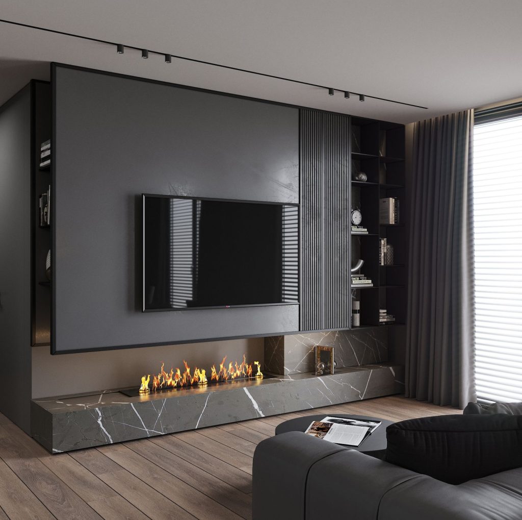 Gray Apartment interior design project by Aysel Rahimli – photo 2