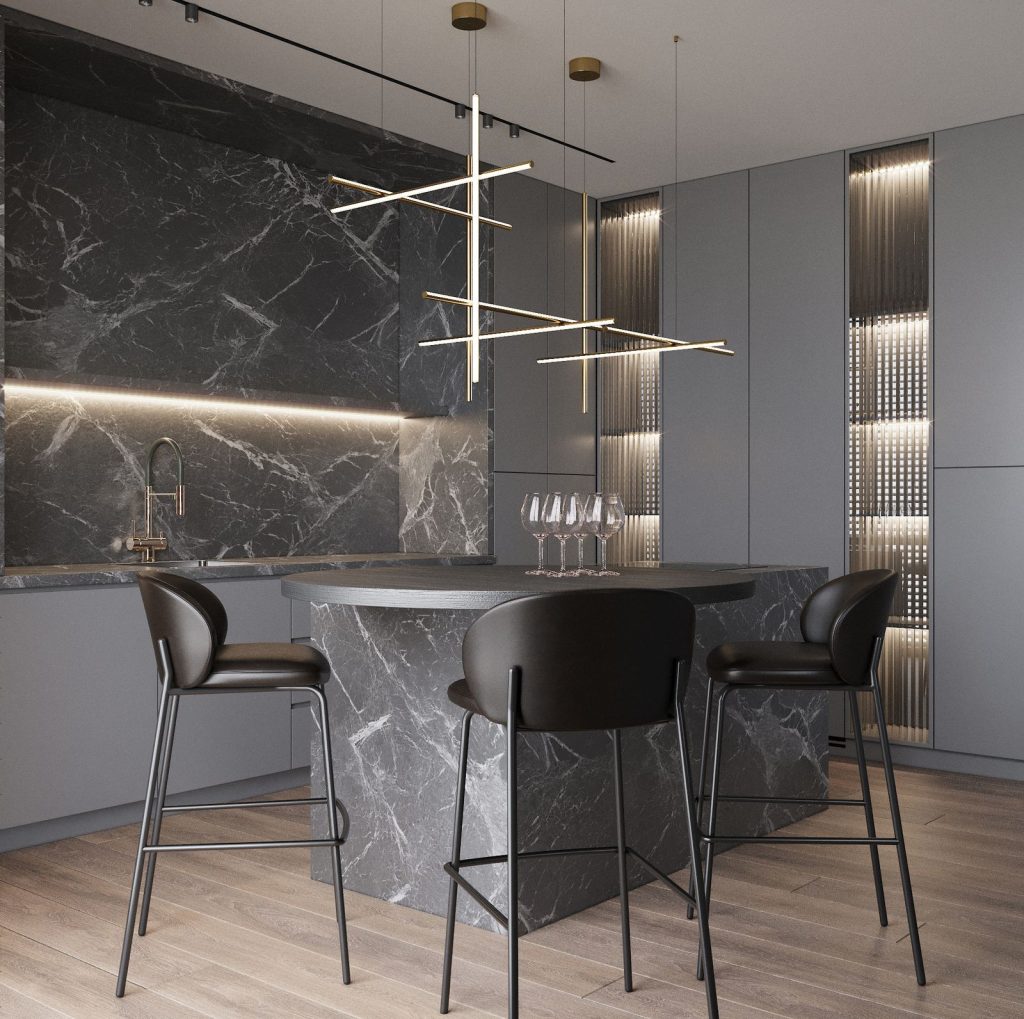Gray Apartment interior design project by Aysel Rahimli – photo 5