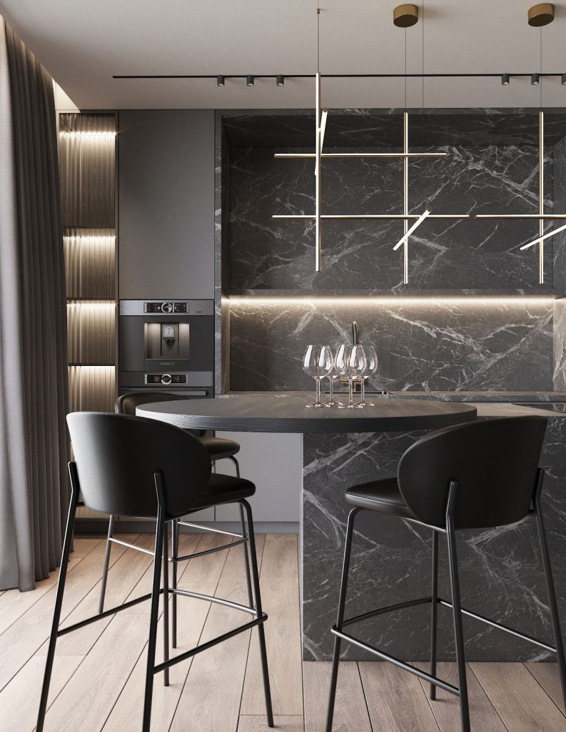 Gray Apartment interior design project by Aysel Rahimli – photo 6