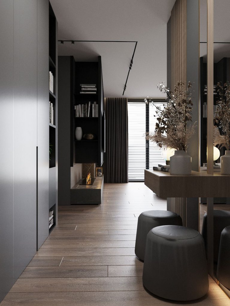 Gray Apartment interior design project by Aysel Rahimli – photo 10