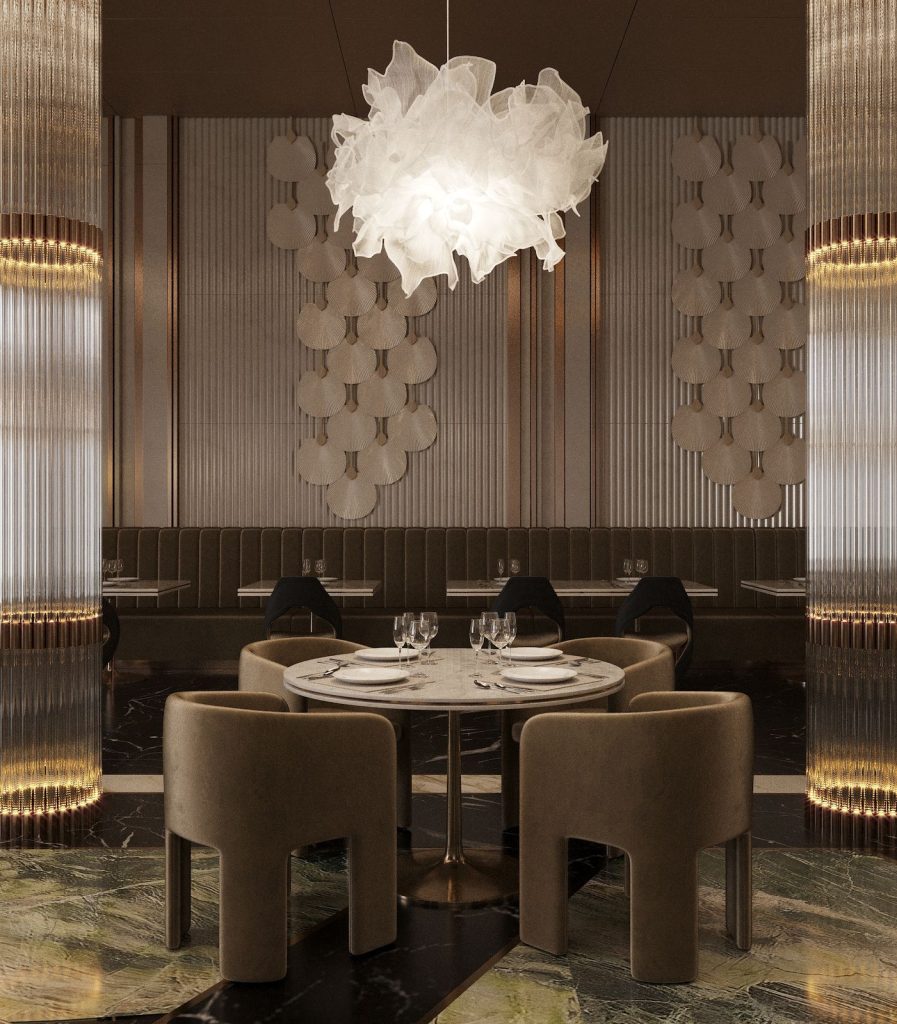 Restaurant interior design project by Aysel Rahimli – photo 5