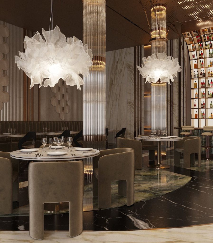 Restaurant interior design project by Aysel Rahimli – photo 6