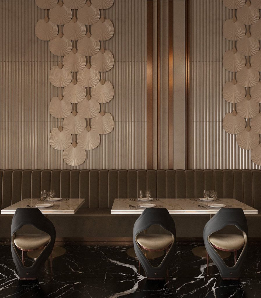 Restaurant interior design project by Aysel Rahimli – photo 7