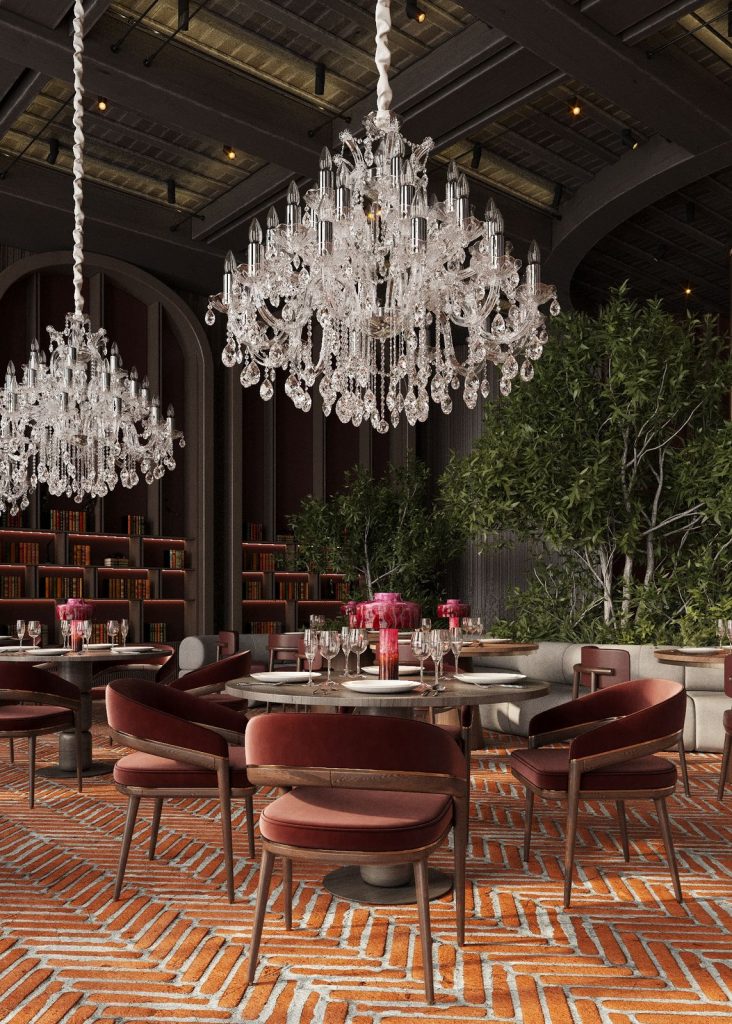Risou Restaurant interior design project by Aysel Rahimli – photo 4