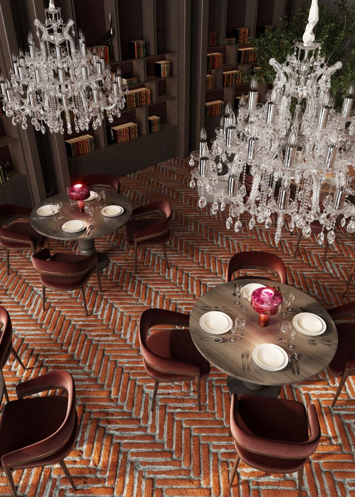 Risou Restaurant interior design project by Aysel Rahimli – photo 6