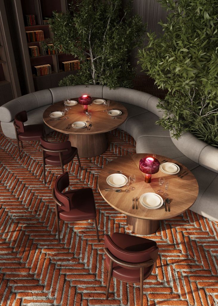 Risou Restaurant interior design project by Aysel Rahimli – photo 7