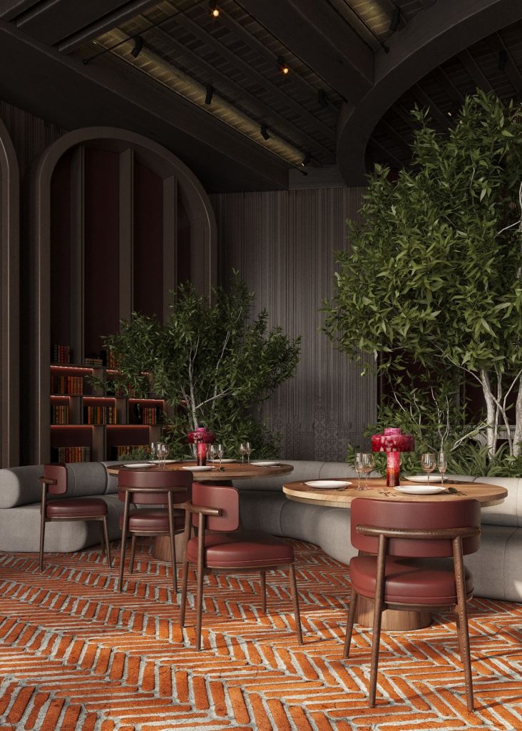 Risou Restaurant interior design project by Aysel Rahimli – photo 8