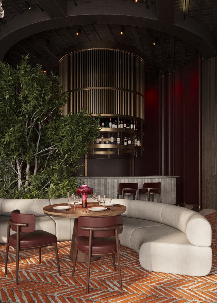 Risou Restaurant interior design project by Aysel Rahimli – photo 10