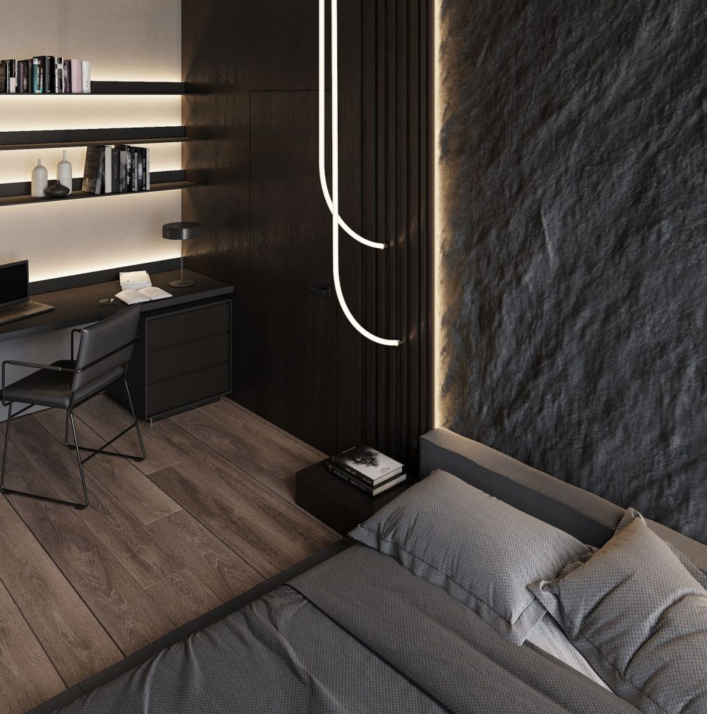 Saran Bedroom interior design project by Aysel Rahimli – photo 7